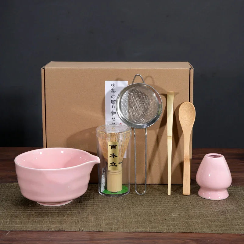 Pink Ceramic Matcha Kit