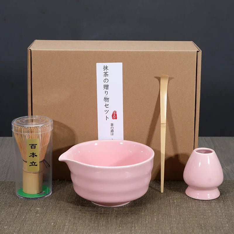 Pink Ceramic Matcha Kit